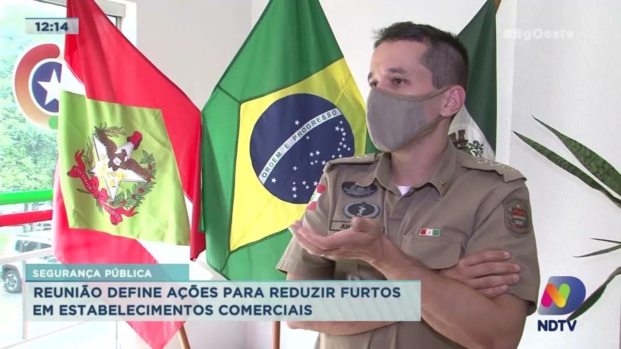 Reunião em Chapecó define ações para reduzir furtos em estabelecimentos comerciais