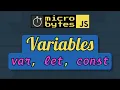 JavaScript Variables var let const In 90 Seconds