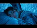 Goodbye Insomnia \u0026 Sleep Like Never Before with Heavy Rain \u0026 Thunder Sounds on a Cozy Car at Night