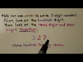 2nd Grade Math 2 6 Number Names 3-Digits in Word Form