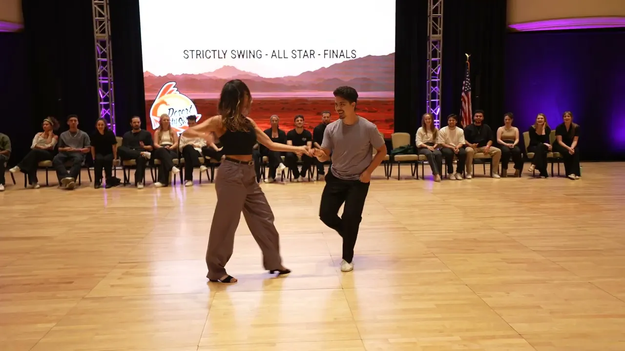Jeff Wingo and Talia Colon- All Stars Strictly Final - Desert City Swing 2025