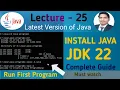 How to Install Java JDK 22 on Windows 2024 Creative Java Programming