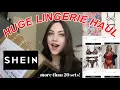 500 SHEIN LINGERIE UNBOXING SHEIN VALENTINE S DAY HAUL 2021 opening more than 20 sets