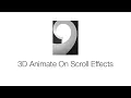 JavaScript Animate On Scroll 3D Effects
