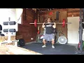 Power clean/push jerk/split jerk complex