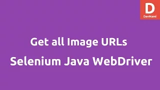 Get all image URLs on webpage Selenium Java