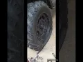 Fixing a flat tire Axis 500 ho 4x4