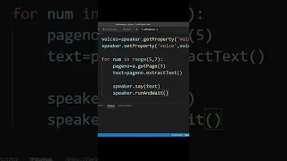 Audio Book using PYTHON PDF reader