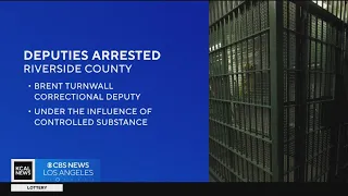 2 Riverside County deputy arrested for drug charges for having sex with an inmate