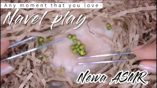 asmr navel play newa asmr no talking play navel with things around the kitchen