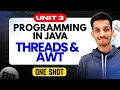 Threads and AWT One Shot Unit 3 Programming in Java
