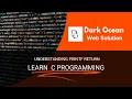 Understanding printf Return Value in C C Programming Tutorial