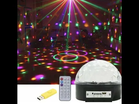 Download MP3 Светодиодный диско-шар mp3 Led Magic ball light