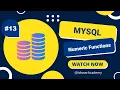 MySQL Numeric Functions MySQL 2023