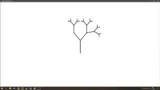 Python Turtle Recursion Tree