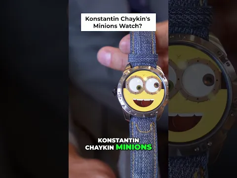 Minions Watch - Russian Watchmaker's CRAZY YELLOW Masterpiece!