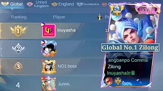 THE CONQUEROR RISES! GLOBAL #1 ZILONG | ABSOLUTE RANKED DESTRUCTION!🔥