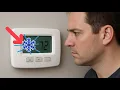 Fix Thermostat Blinking SNOWFLAKE Icon Cooling NOT Working AC White Rodgers Honeywell Lux Goodman