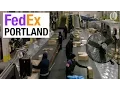 Inside FedEx Portland during holiday shipping surge