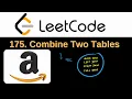 Leetcode Problem 175 Combine Two Tables Leetcode SQL Interview Problem with Solution