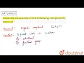 Draw the structures of the following compounds Hexanal CLASS 10 CARBON AND ITS COMPOUNDS