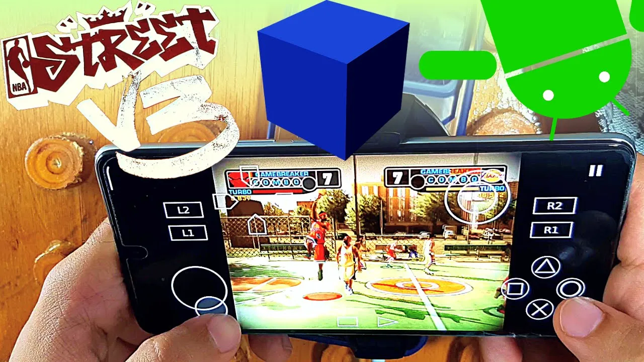 NBA Street Vol 3 AetherSX2 - Android Gameplay PS2 Emulator - 2022