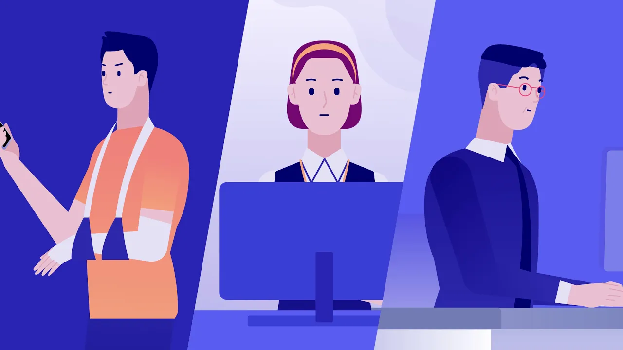 Samsung SDS Fintech 2D animation