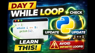 Python While Loop Explained for Beginners Infinite Loop Examples Day 7