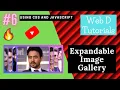 Expandable Image gallery Image Animation CSS javascript 2021