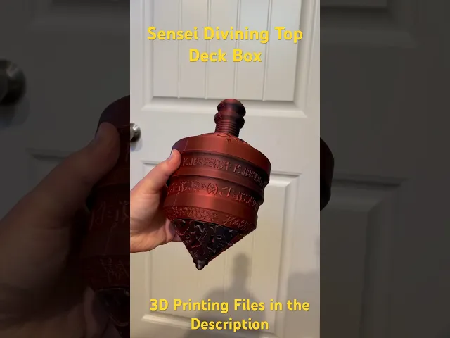 MTG Deck Box Sensei's Divining Top 100+ Cards Single Sleeved and Dice Holder video thumbnail