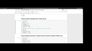 Reassignment and Swapping of a Variable s Value in Python
