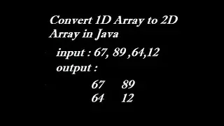 How to Store 1D Array in 2D Array in Java
