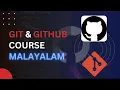Git GitHub Tutorial Malayalam GitHub Crash Course Malayalam 2025 GitHub Beginner Malayalam