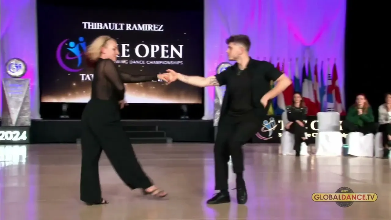 Thibault Ramirez and Tatiana Mollmann - 2nd Place Jack & Jill Swing - Champions - The Open 2024