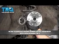 How to Replace Front Wheel Hub Bearings 2012-2016 Honda CR-V