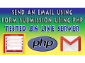 Send An Email On Form Submission Using PHP Contact Form Using HTML5 CSS3 Part 2