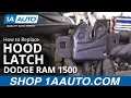How to Replace Hood Latch 94-02 Dodge Ram 1500