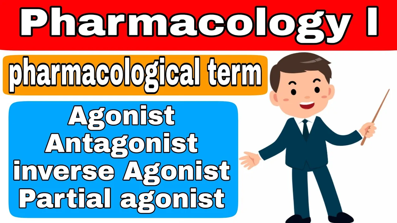 Receptor|Agonist|Antagonist|partial agonist|inverse agonist|pharmacology l|@pharmacyclassesindia