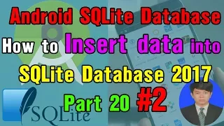 Android SQLite Database - 2 How to Insert Data to SQLite Database in Android