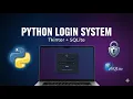 Python Tkinter Login System with SQLite SHA-256 Modern GUI Authentication Tutorial