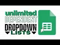 Create Unlimited Dependent Dropdowns in Google Sheets 2026
