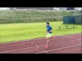 What the average 100m time looks like