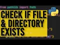 How to Check If a File or Directory Exists with pathlib