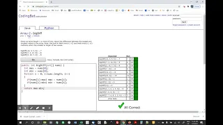 Day37 CodingBat first three Array 2 worked out