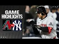 D-backs vs Yankees Game Highlights 25 MLB Highlights