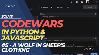 CODEWARS - A wolf in sheep s clothing solved in Python Javascript