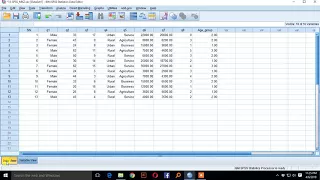 How to recode into different variables in spss