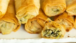 Spinach and Feta Cheese Pie With Filo Pastry. 