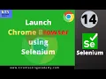 Working On Chrome Browser Launch Chrome Browser in selenium running selenium test in chrome 14