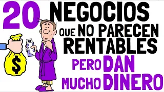 20 NEGOCIOS QUE NO PARECEN RENTABLES PERO DAN MUCHO DINERO
